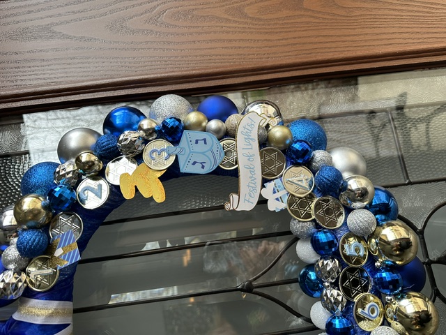 Hanukkah Wreath 6