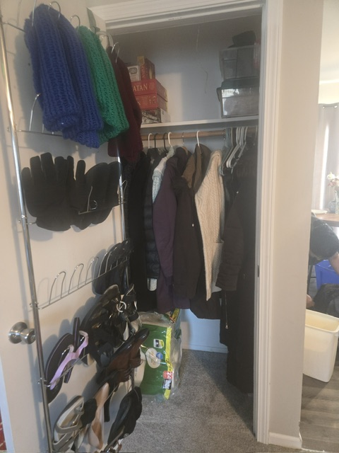 HP Hall Closet After