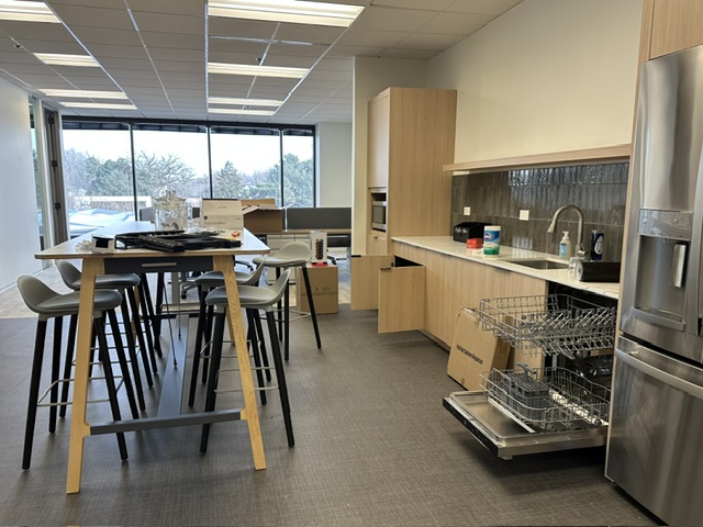 Oak Brook Office Kitchen Before
