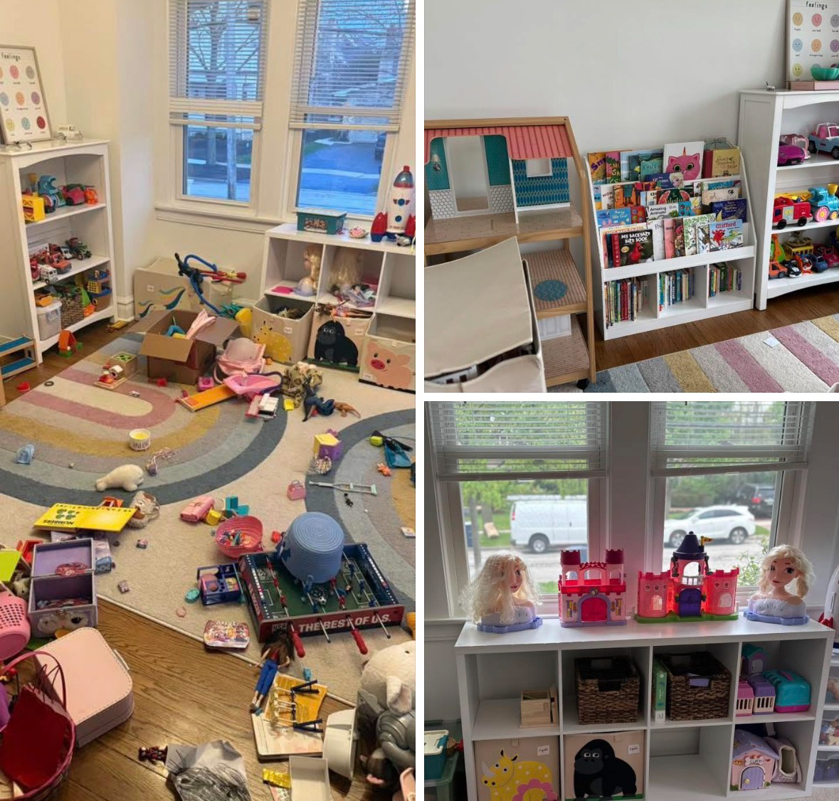 Western Springs Playroom Before and After