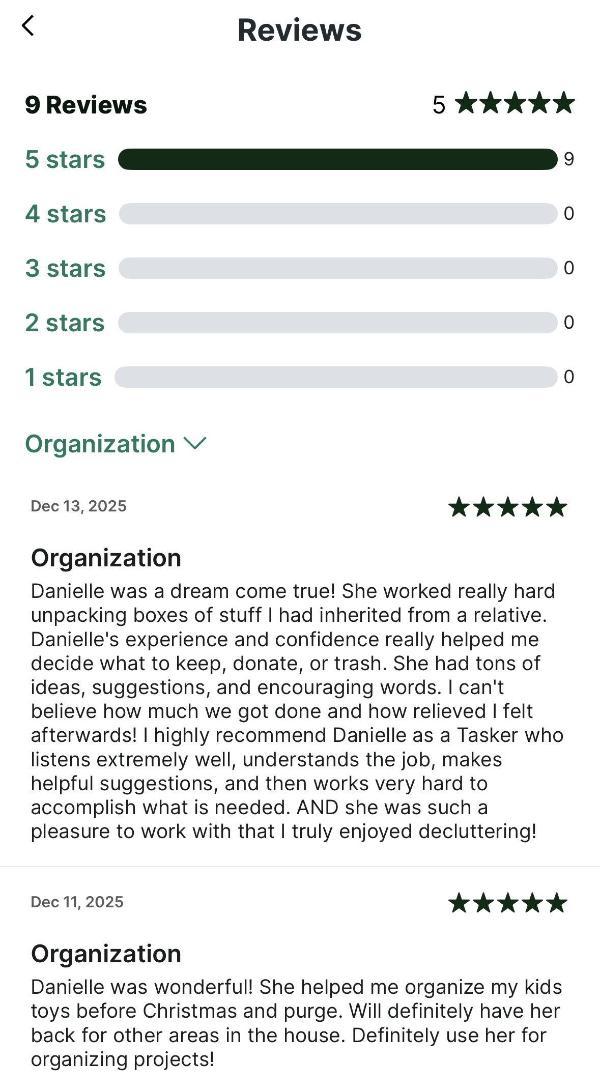 Client review