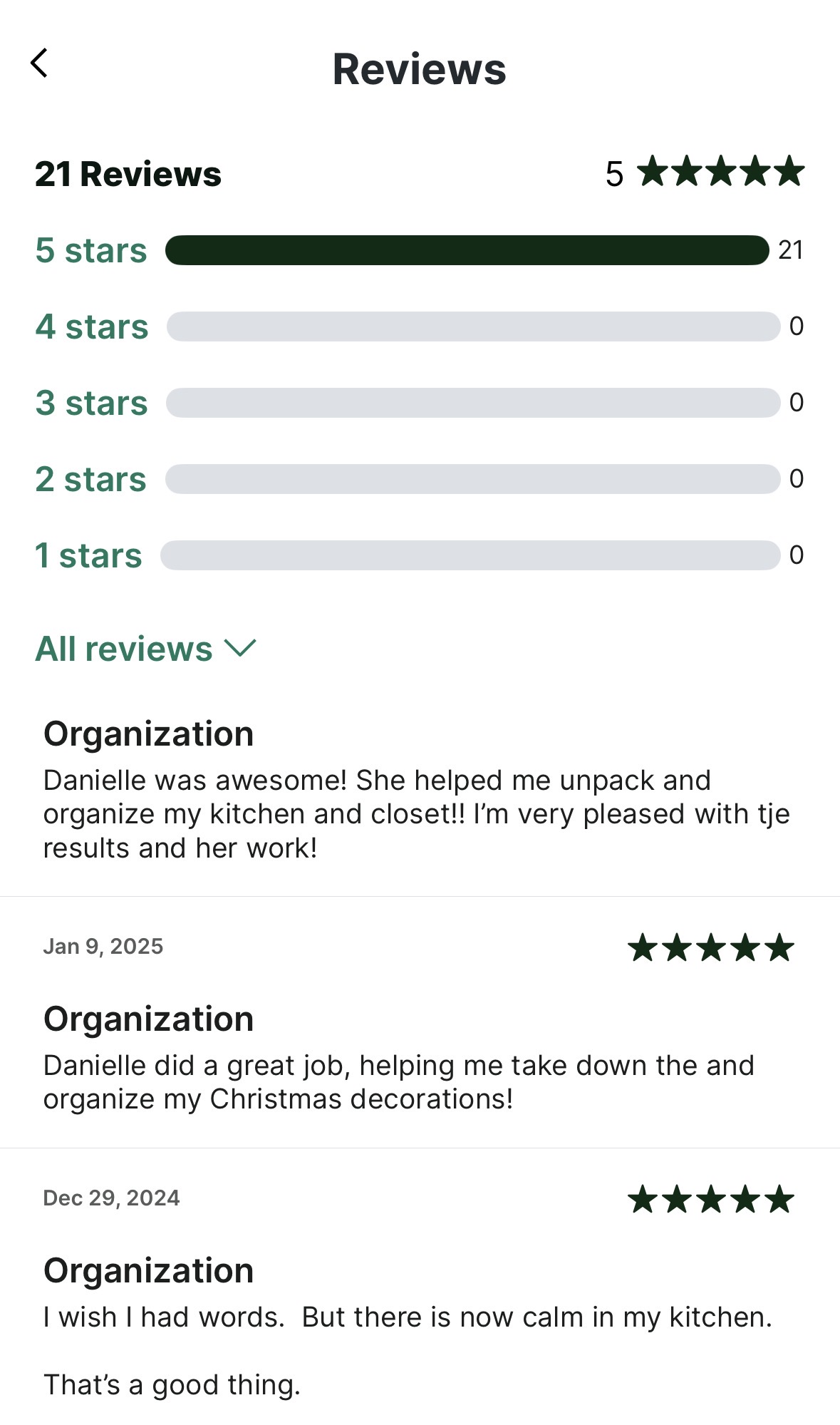 Client review