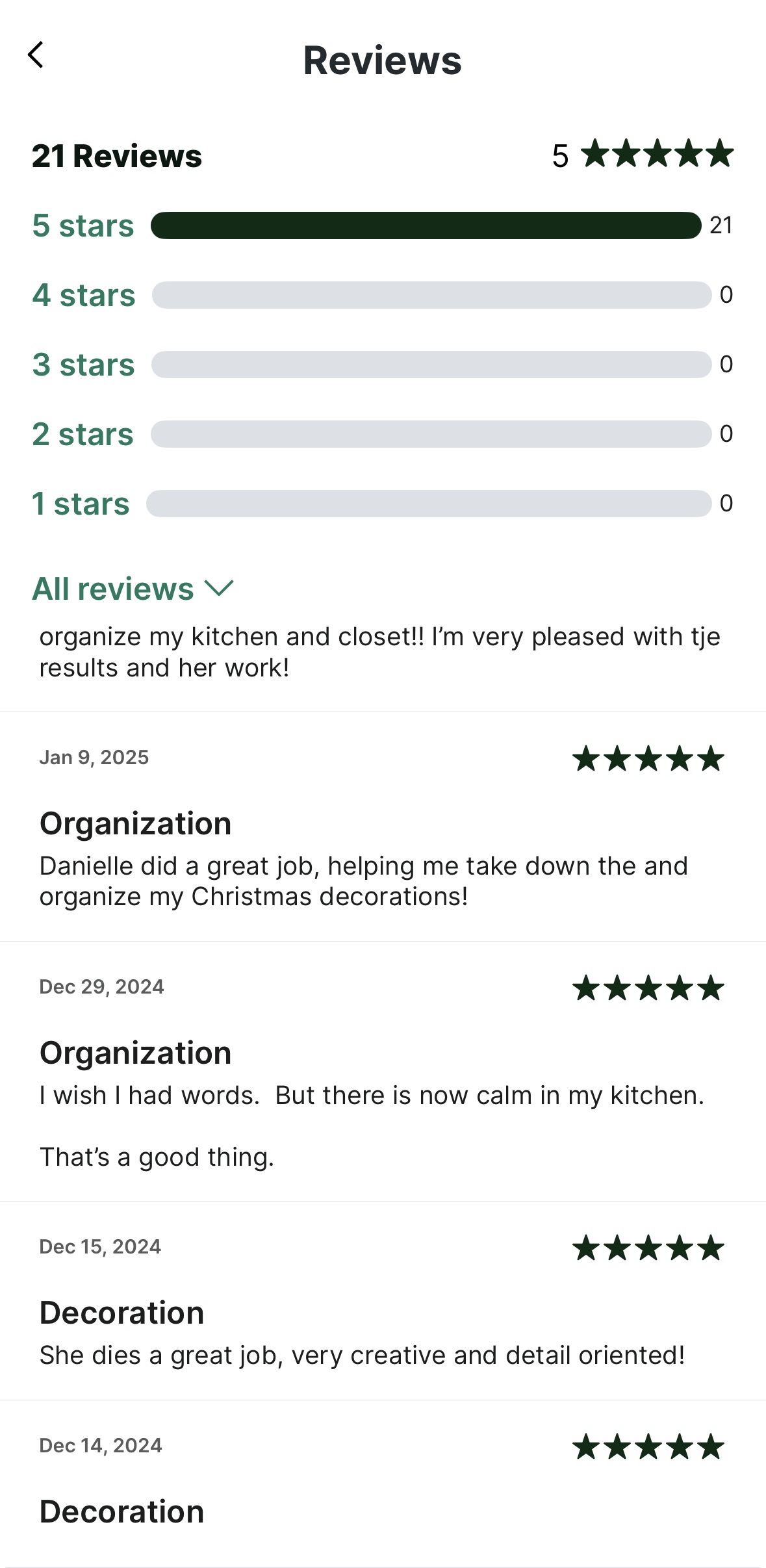 Client review